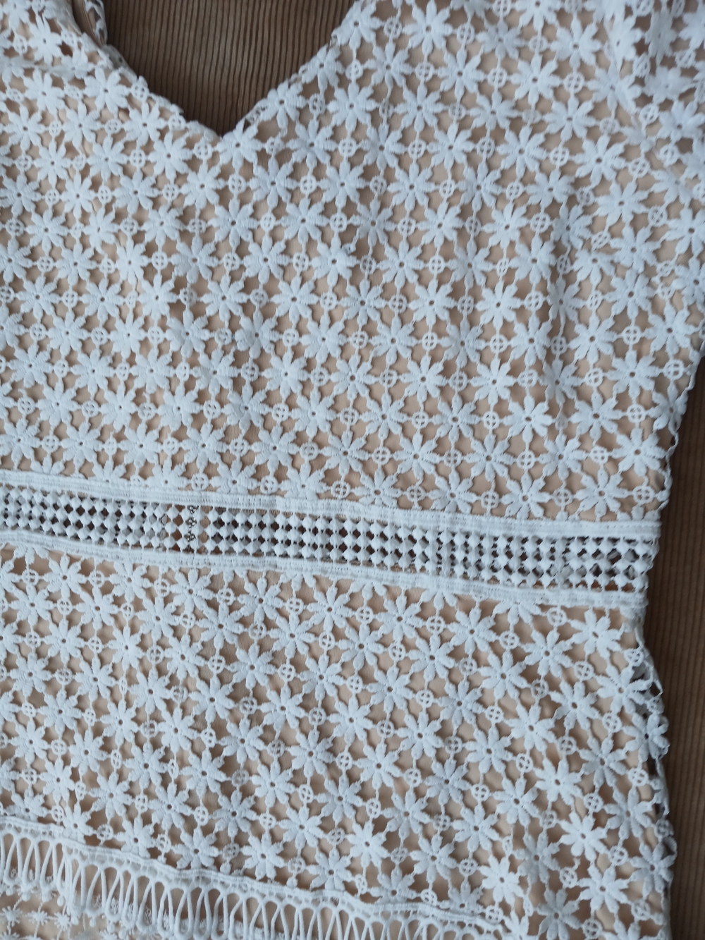 Lulus My Dearest White Lace Crochet Midi Dress - Size XL - Picture 7 of 15